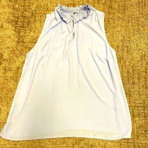 Talbots Sleeveless Blue Blouse Size 1X